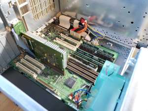Power Mac 8600 Inside Open Motherboard